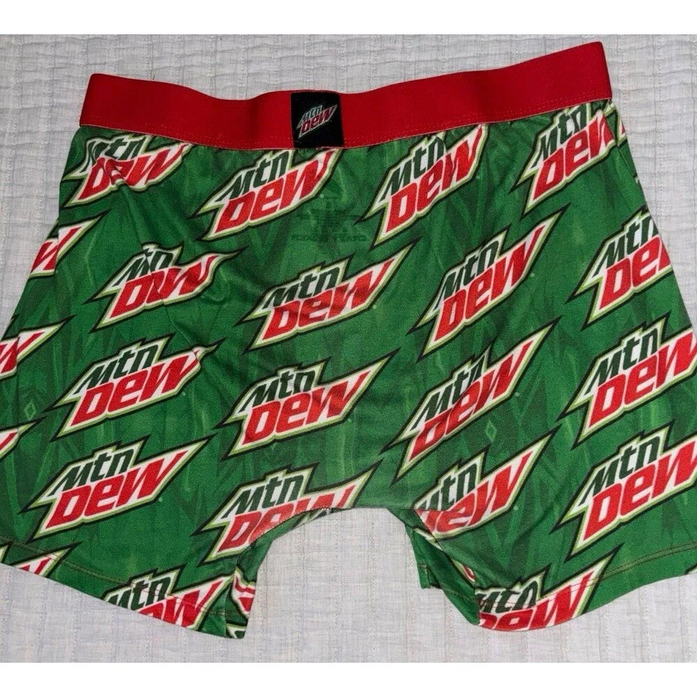 Crazy Boxer Men's Mountain Dew Boxer Briefs XL